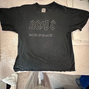 First of all Kind AC DC over sized T-shirt
